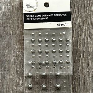 💞 New Pack of 69 Sticky Gems Self-Adhesive Crafting Embellishments